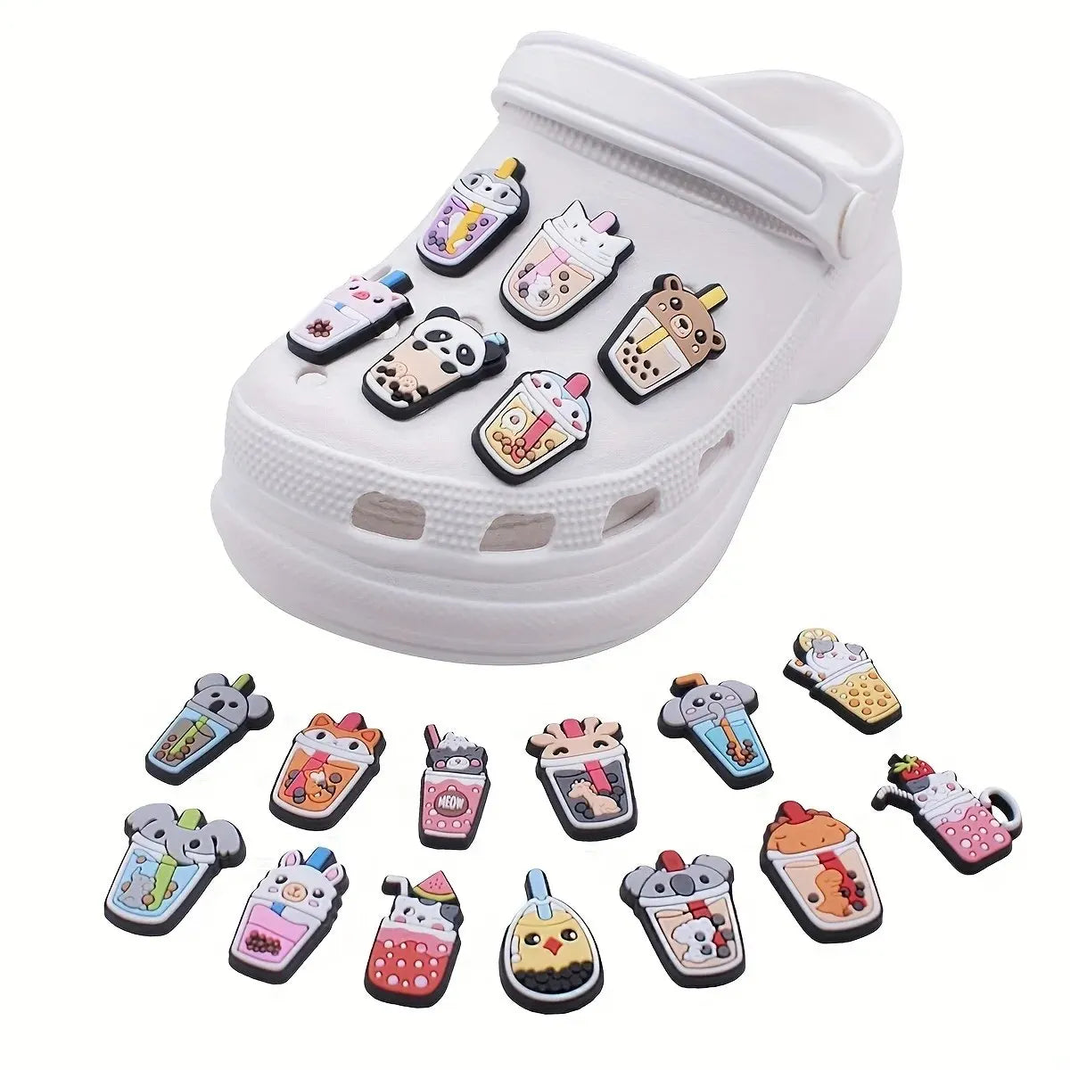 Boba Shoe Charms (6 Pack)