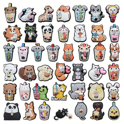 Boba Shoe Charms (6 Pack)